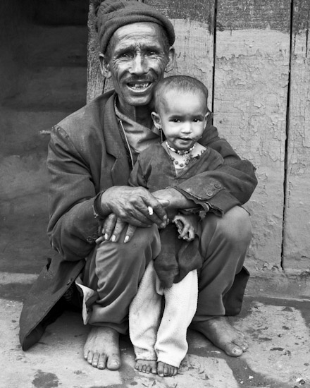 kid with grandpa, jumla