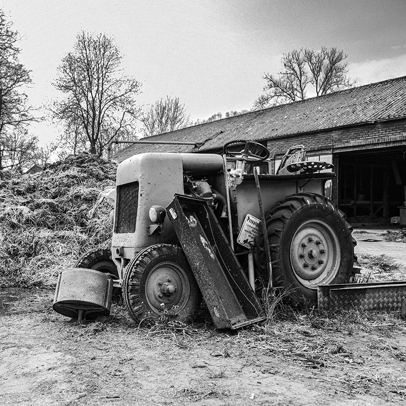 old tractor